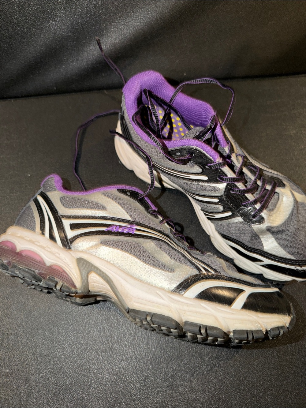 AVIA | Women’s Athletic Running Sneakers in Purple and Black